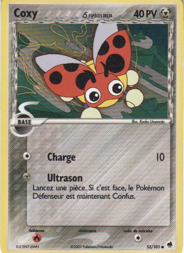 Coxy δ 53 — EX Île des Dragons (French Pokémon TCG card)