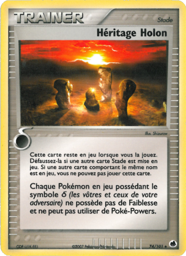 Héritage Holon 74 — EX Île des Dragons (French Pokémon TCG card)
