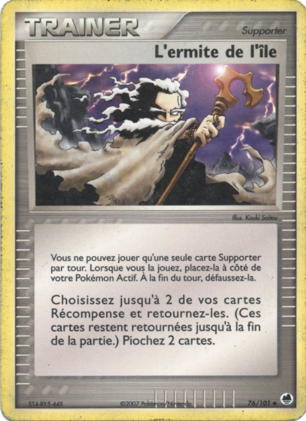 L'ermite de l'île 76 — EX Île des Dragons (French Pokémon TCG card)
