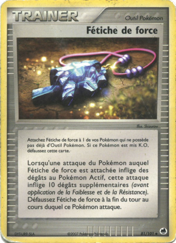 Fétiche de force 81 — EX Île des Dragons (French Pokémon TCG card)