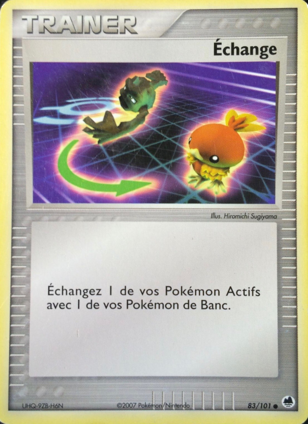 Échange 83 — EX Île des Dragons (French Pokémon TCG card)