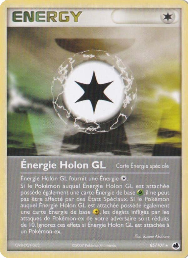 Énergie Holon GL 85 — EX Île des Dragons (French Pokémon TCG card)