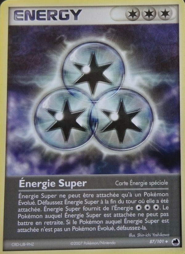Énergie Super 87 — EX Île des Dragons (French Pokémon TCG card)