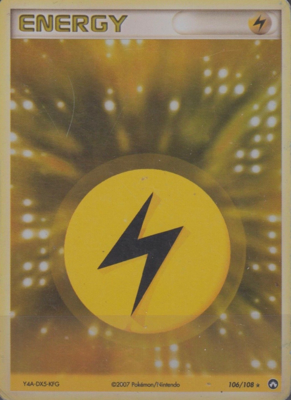 Énergie Électrique 106 — EX Gardiens du Pouvoir (French Pokémon TCG card)