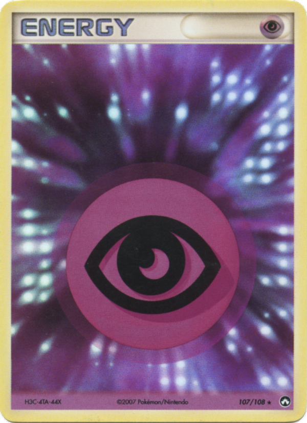 Énergie Psy 107 — EX Gardiens du Pouvoir (French Pokémon TCG card)