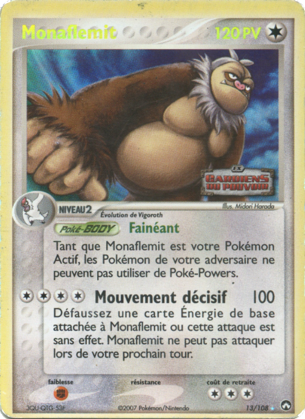 Monaflemit 13 — EX Gardiens du Pouvoir (French Pokémon TCG card)