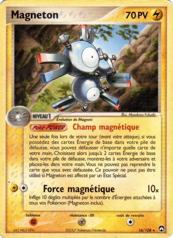 Magneton 16 — EX Gardiens du Pouvoir (French Pokémon TCG card)