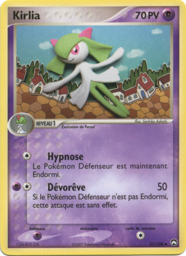 Kirlia 31 — EX Gardiens du Pouvoir (French Pokémon TCG card)