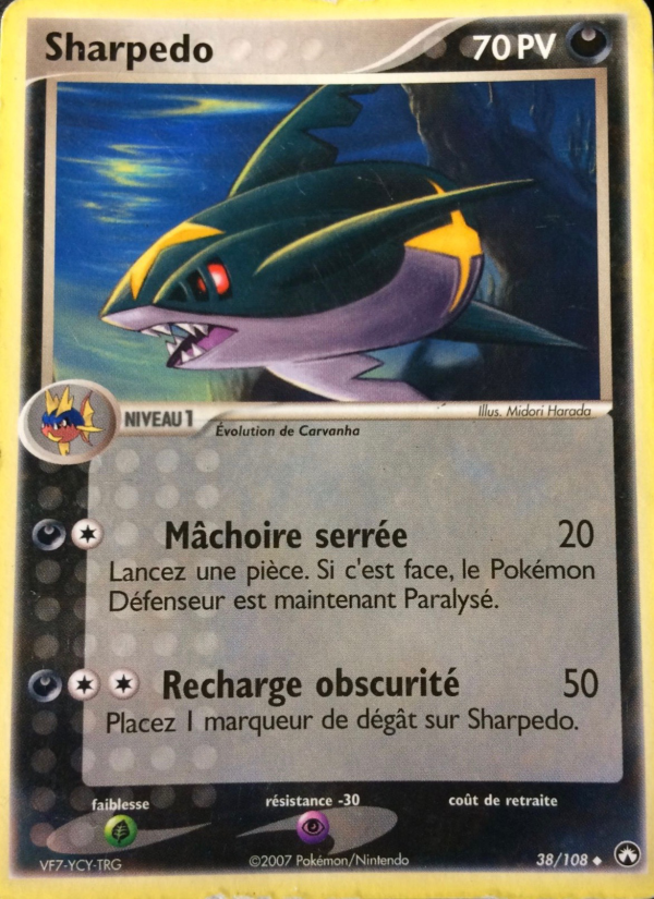 Sharpedo 38 — EX Gardiens du Pouvoir (French Pokémon TCG card)
