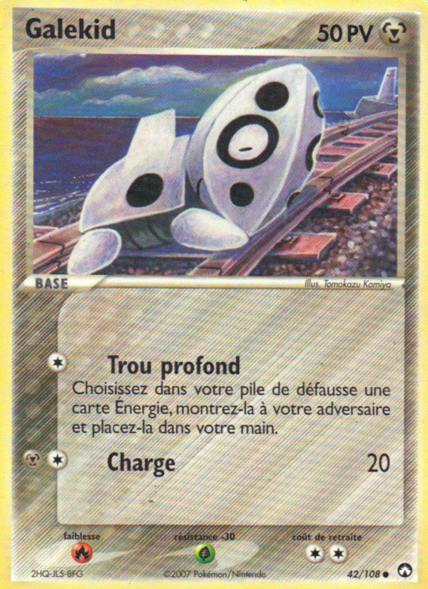 Galekid 42 — EX Gardiens du Pouvoir (French Pokémon TCG card)