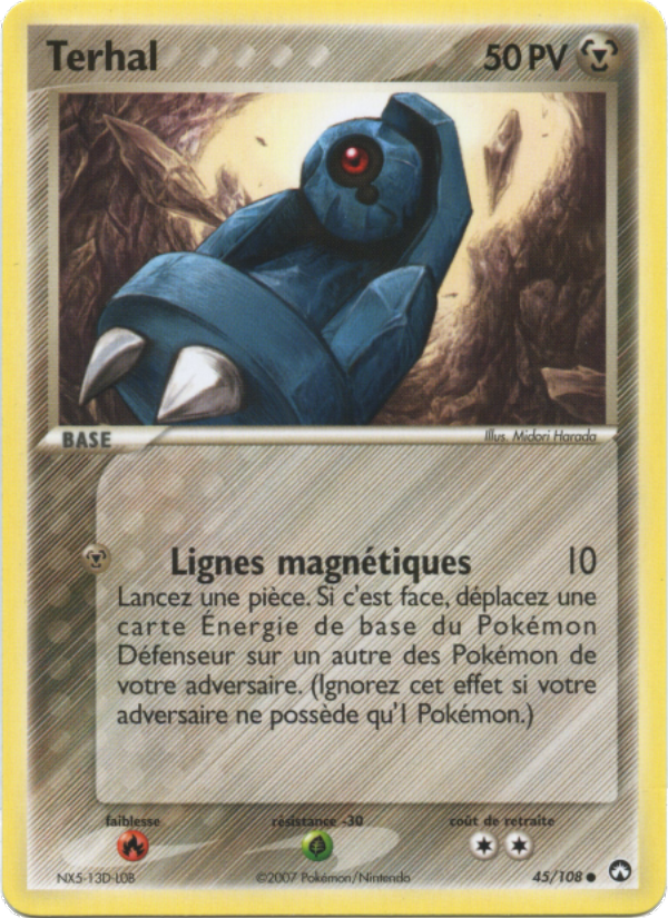 Terhal 45 — EX Gardiens du Pouvoir (French Pokémon TCG card)
