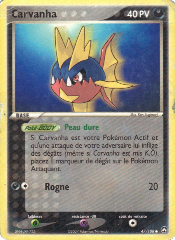Carvanha 47 — EX Gardiens du Pouvoir (French Pokémon TCG card)