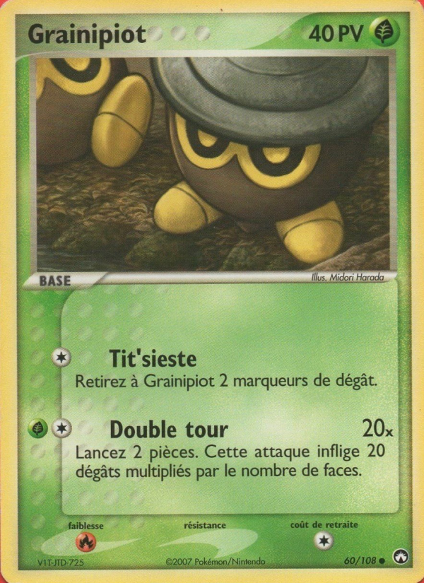 Grainipiot 60 — EX Gardiens du Pouvoir (French Pokémon TCG card)