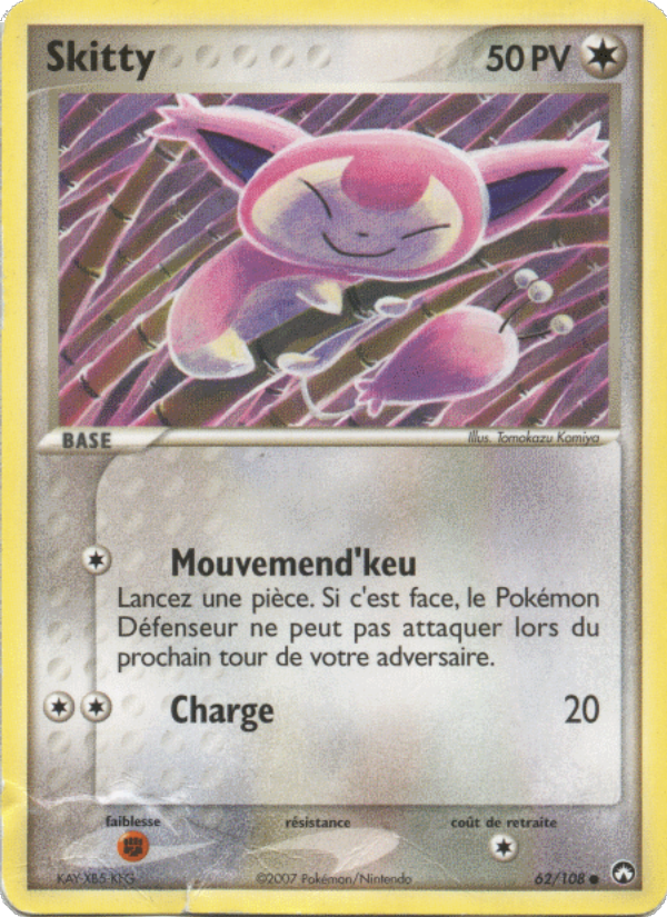 Skitty 62 — EX Gardiens du Pouvoir (French Pokémon TCG card)