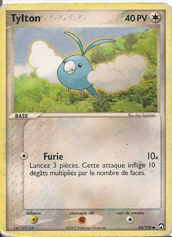 Tylton 66 — EX Gardiens du Pouvoir (French Pokémon TCG card)