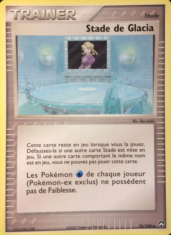 Stade de Glacia 76 — EX Gardiens du Pouvoir (French Pokémon TCG card)
