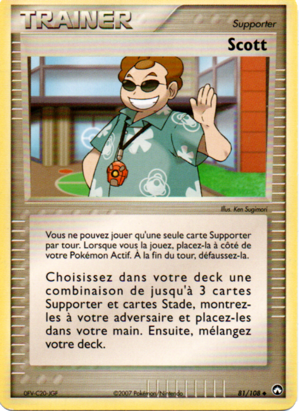 Scott 81 — EX Gardiens du Pouvoir (French Pokémon TCG card)