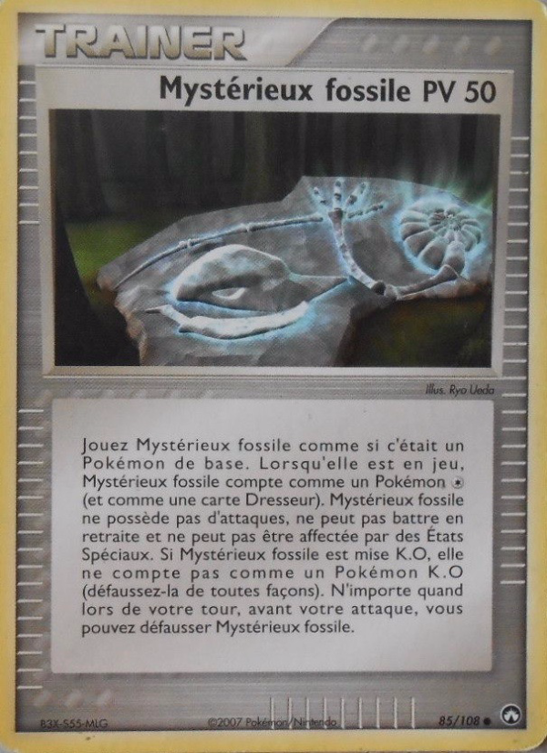 Mystérieux fossile 85 — EX Gardiens du Pouvoir (French Pokémon TCG card)