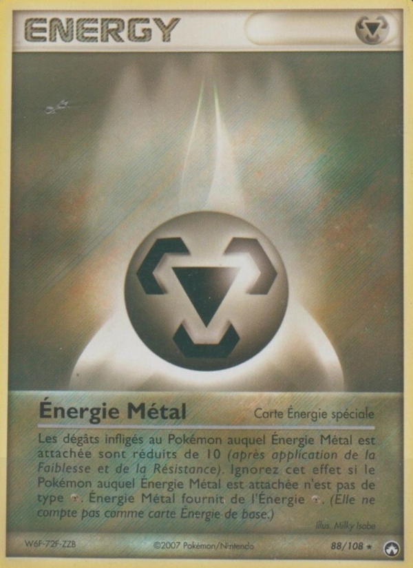 Énergie Métal 88 — EX Gardiens du Pouvoir (French Pokémon TCG card)