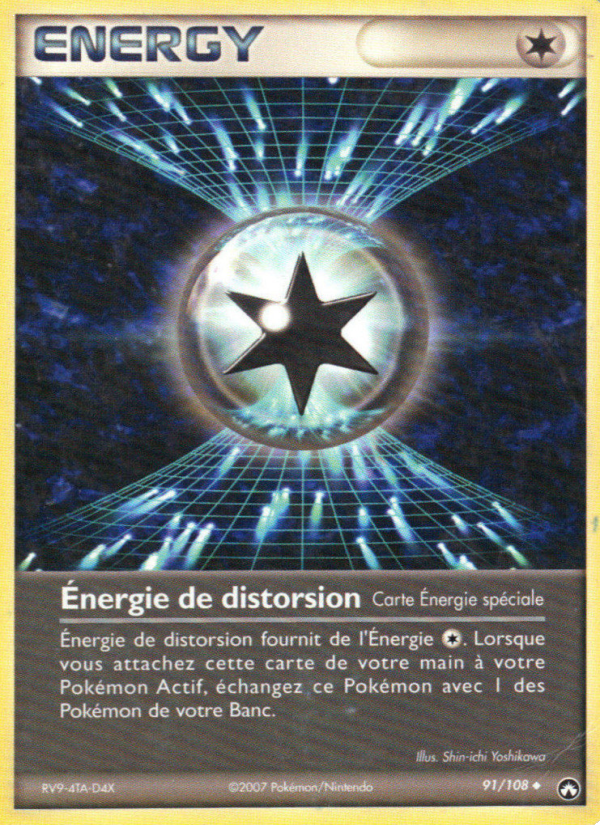 Énergie de distorsion 91 — EX Gardiens du Pouvoir (French Pokémon TCG card)