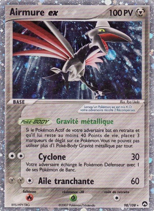 Airmure ex 98 — EX Gardiens du Pouvoir (French Pokémon TCG card)