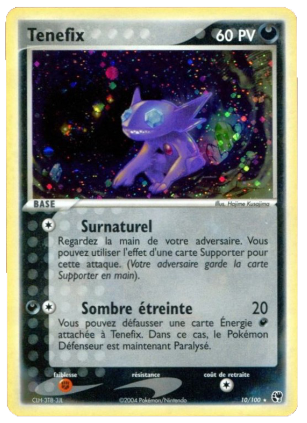 Tenefix 10 — EX Tempête de sable (French Pokémon TCG card)