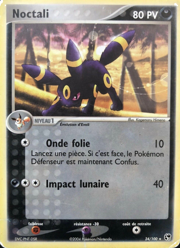 Noctali 24 — EX Tempête de sable (French Pokémon TCG card)