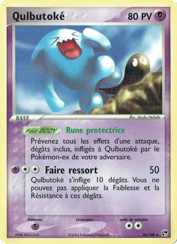 Qulbutoké 26 — EX Tempête de sable (French Pokémon TCG card)