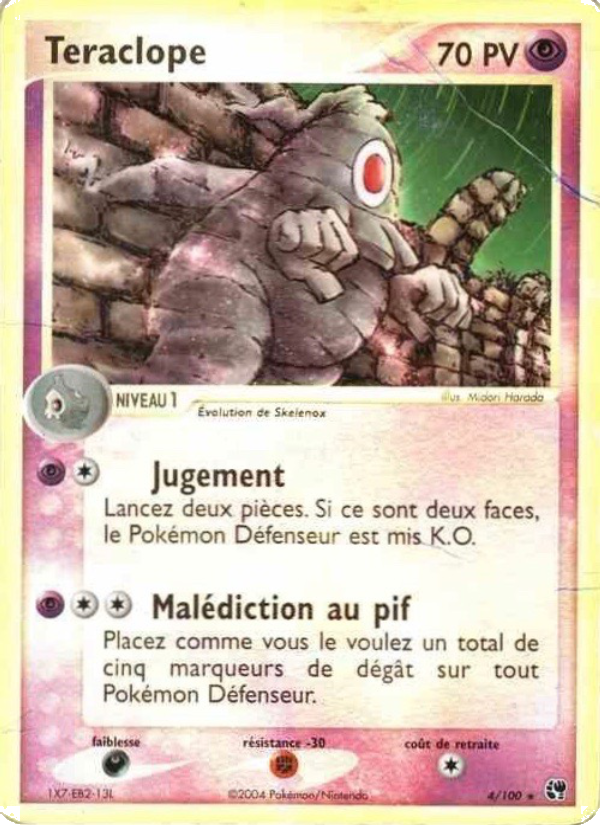 Teraclope 4 — EX Tempête de sable (French Pokémon TCG card)
