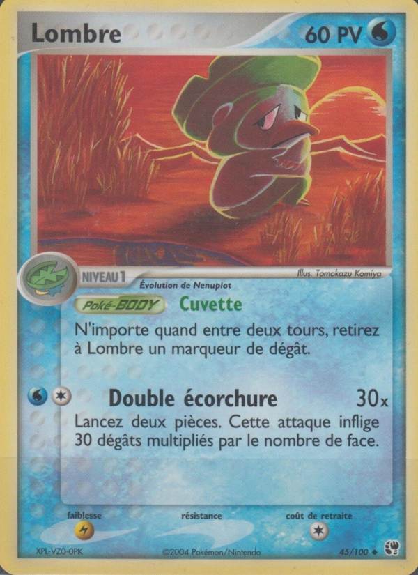Lombre 45 — EX Tempête de sable (French Pokémon TCG card)