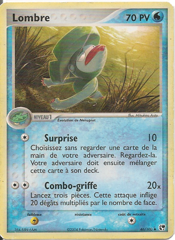 Lombre 46 — EX Tempête de sable (French Pokémon TCG card)