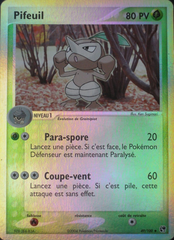 Pifeuil 49 — EX Tempête de sable (French Pokémon TCG card)