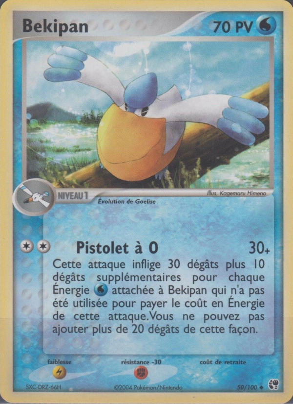 Bekipan 50 — EX Tempête de sable (French Pokémon TCG card)