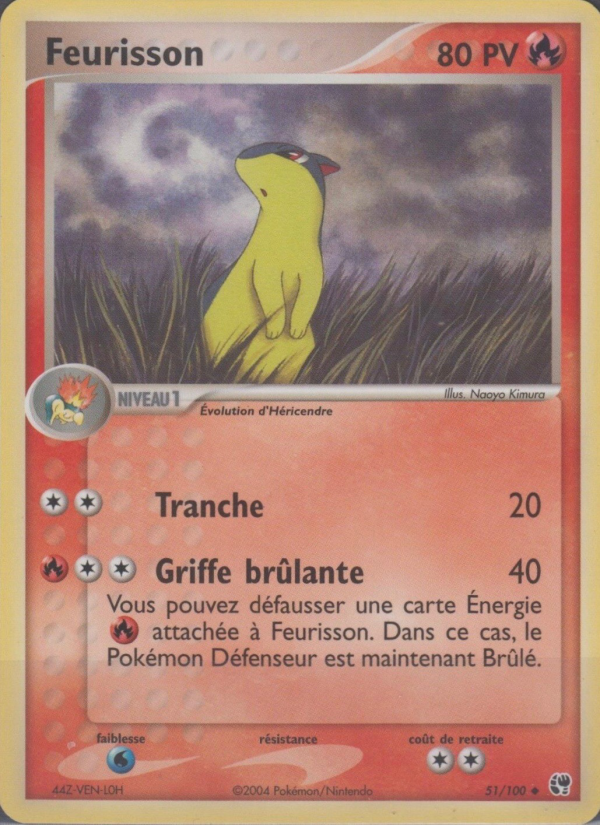 Feurisson 51 — EX Tempête de sable (French Pokémon TCG card)