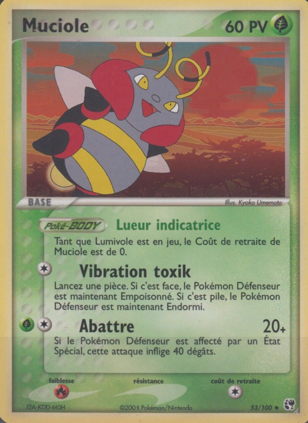 Muciole 53 — EX Tempête de sable (French Pokémon TCG card)