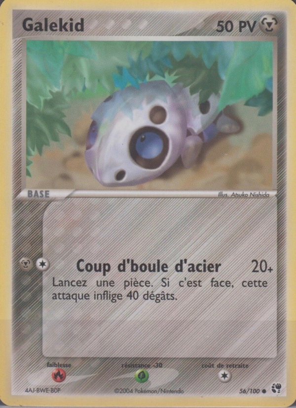 Galekid 56 — EX Tempête de sable (French Pokémon TCG card)