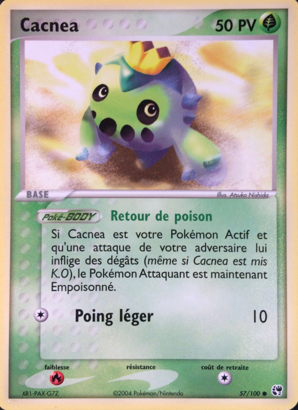 Cacnea 57 — EX Tempête de sable (French Pokémon TCG card)