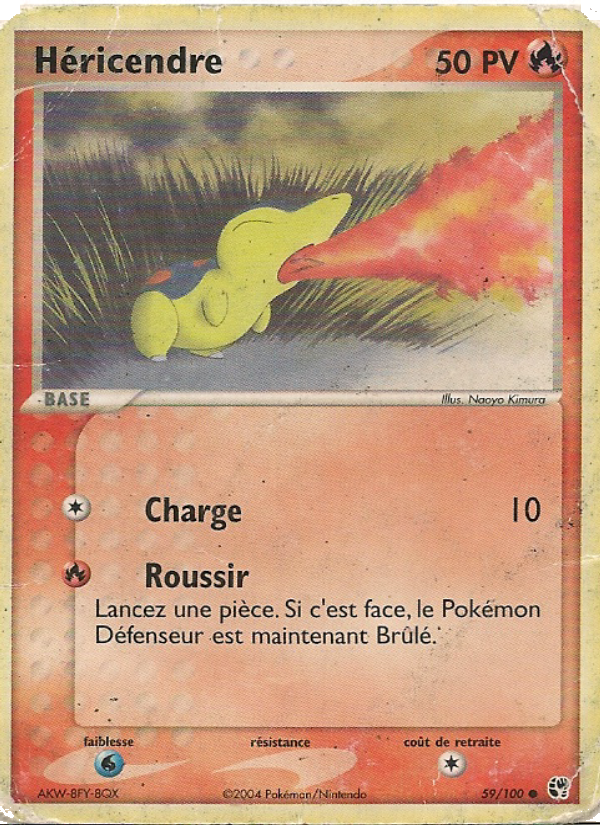 Héricendre 59 — EX Tempête de sable (French Pokémon TCG card)