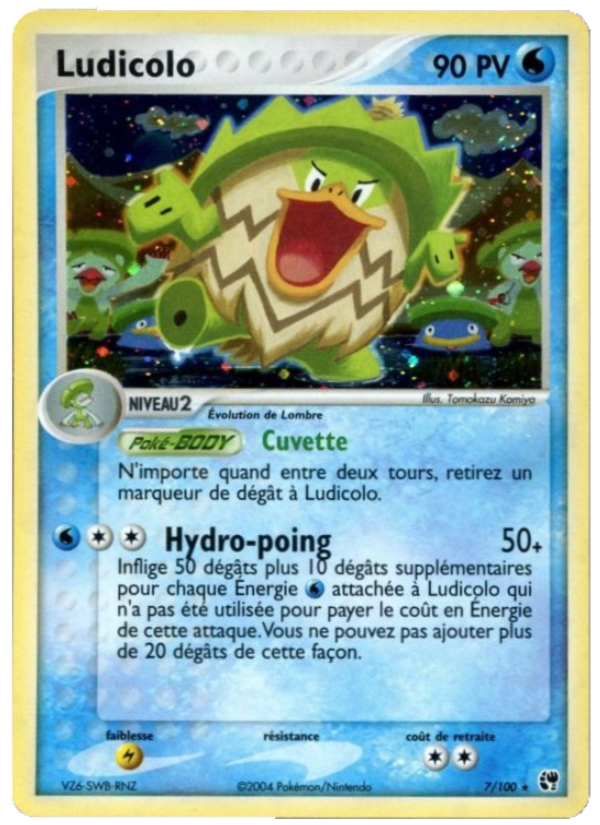 Ludicolo 7 — EX Tempête de sable (French Pokémon TCG card)