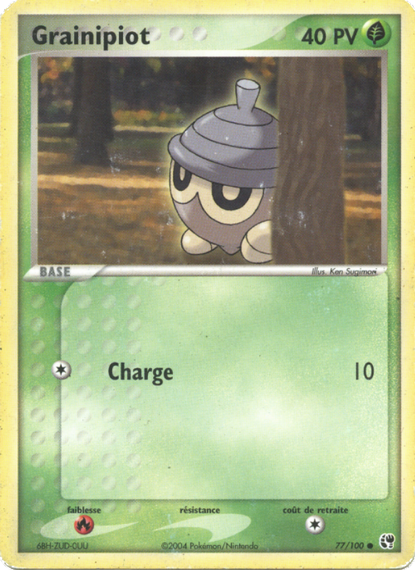 Grainipiot 77 — EX Tempête de sable (French Pokémon TCG card)