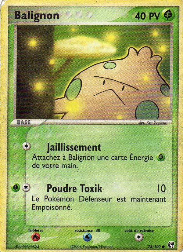 Balignon 78 — EX Tempête de sable (French Pokémon TCG card)