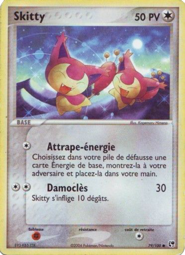 Skitty 79 — EX Tempête de sable (French Pokémon TCG card)