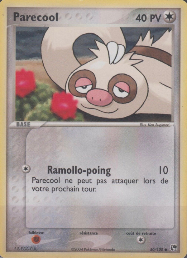 Parecool 80 — EX Tempête de sable (French Pokémon TCG card)