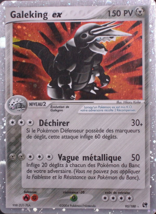 Galeking ex 95 — EX Tempête de sable (French Pokémon TCG card)