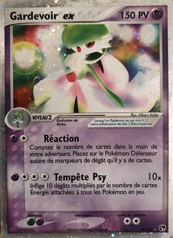 Gardevoir ex 96 — EX Tempête de sable (French Pokémon TCG card)