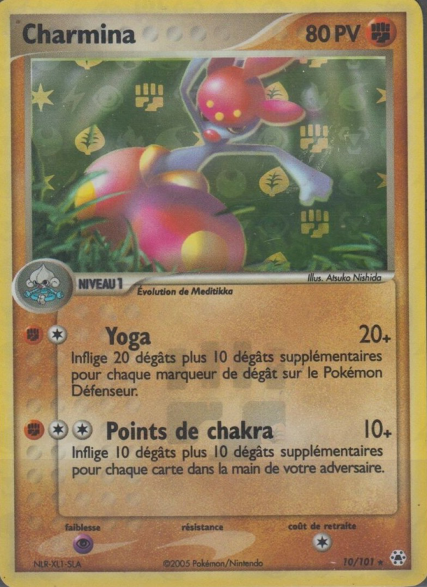 Charmina 10 — EX Légendes Oubliées (French Pokémon TCG card)