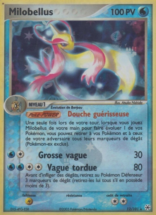 Milobellus 12 — EX Légendes Oubliées (French Pokémon TCG card)