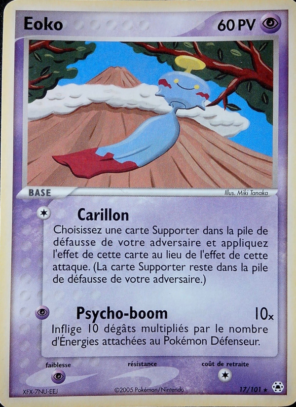Eoko 17 — EX Légendes Oubliées (French Pokémon TCG card)