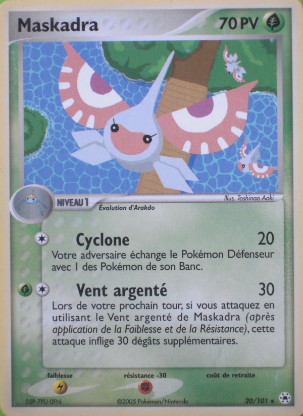 Maskadra 20 — EX Légendes Oubliées (French Pokémon TCG card)