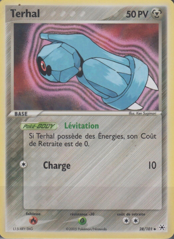 Terhal 28 — EX Légendes Oubliées (French Pokémon TCG card)